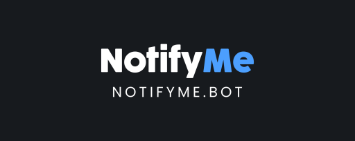 NotifyMe Bot Banner