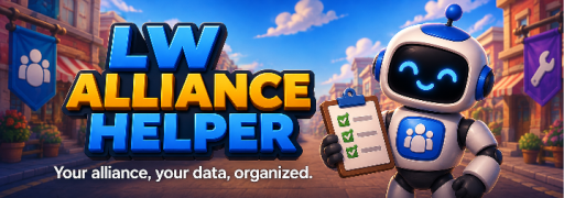 LW Alliance Helper Bot Banner